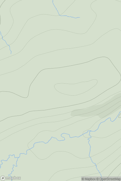 Thumbnail image for Mid Field [Shetland Islands] [HU399710] showing contour plot for surrounding peak
